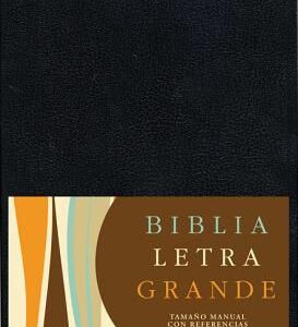 biblia letra grande tamaño manual con referencias